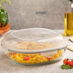 ظرف شیشه ای سرو و نگهداری 2.750 لیتر