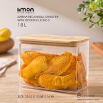 بانکه سارینا مستطیل متوسط درب چوبی