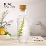 بطری آب 1.1 لیتر درب چوبی