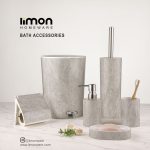 ست سرویس بهداشتی طرح سنگ طوسی