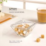 قندان مربع شیشه ای