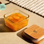 اردوخوری درب چوبی مربع میس گلس