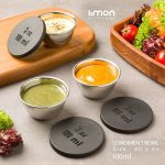 پیاله استیل 100 میلی لیتر دربدار (3 عددی)