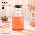 پارچ 1 لیتر درب استیل لیمون