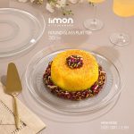 دیس گرد شیشه ای قطر 30 سانت