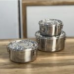 ظرف غذا استیل 3 عددی یونیک - Image 6