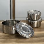 ظرف غذا استیل 3 عددی یونیک - Image 7