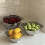 ست آبکش استیل پایه دار سه عددی یونیک