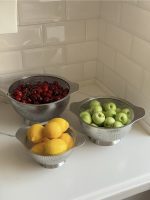 آبکش استیل پایه دار یونیک