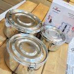 ظرف غذا استیل 3 عددی یونیک - Image 3