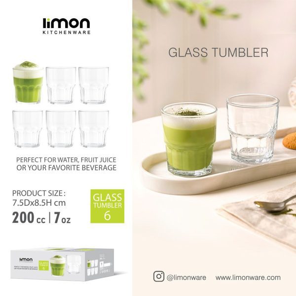 لیوان شیشه ای 200 سی سی